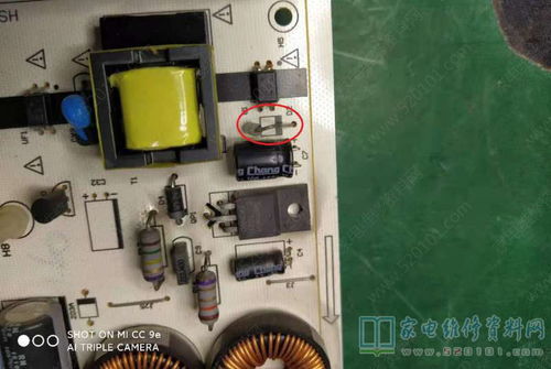 飛利浦65puf6051 t3液晶電視不開機的故障維修